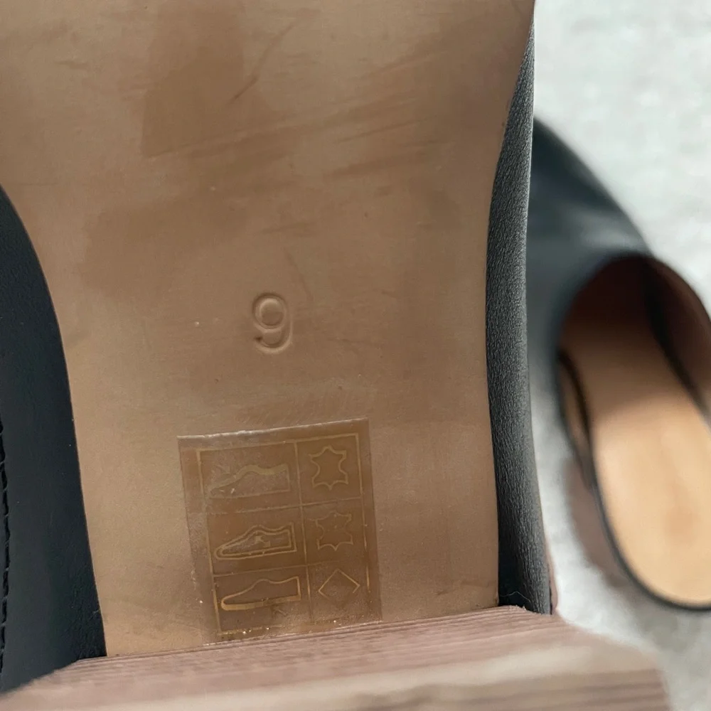 Madewell Harper Stacked Heel Mules - Picture 6 of 9